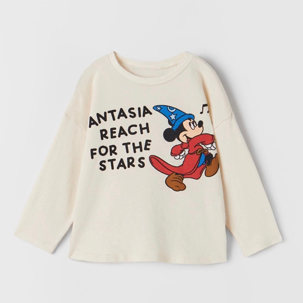Zara Mickey Fantasia shirt - Picture 3 of 3